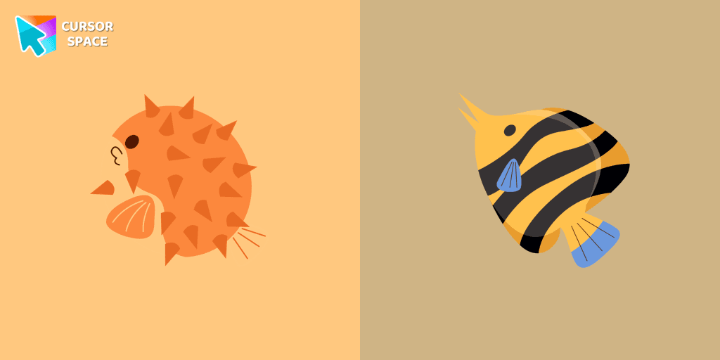 Little Fishes cursor cursor pack